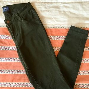 Old Navy Olive Green Skinny Jeans - Size 2